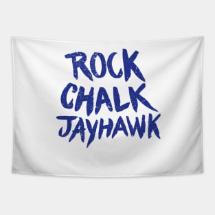 Rock Chalk Jayhawk Tapestry