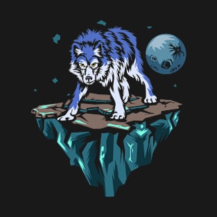 WOLF| Space design for Wolf Animal Lovers T-Shirt