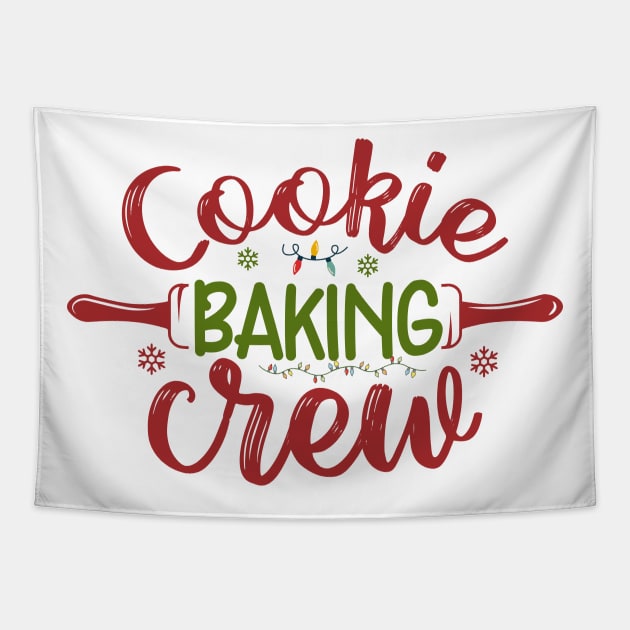 Christmas Baking Crew Tapestry by MZeeDesigns