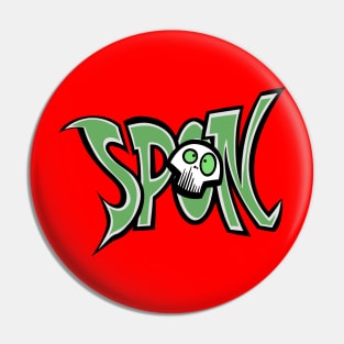 Spon webcomic logo T-shirt Pin