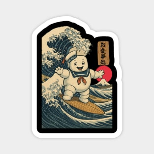 Japan-Marshmallow-Surfing-In The Great-Wave-Off-Nakagama Magnet
