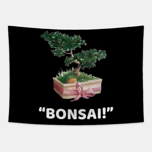 Bonsai White Tapestry by media25yl