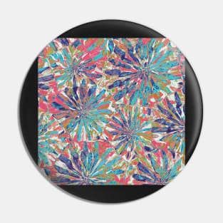 Firework Frizz-balls - Bold and Cool Tie Dye Style - Digitally Illustrated Abstract Flower Pattern for Home Decor, Clothing Fabric, Curtains, Bedding, Pillows, Upholstery, Phone Cases and Stationary Pin