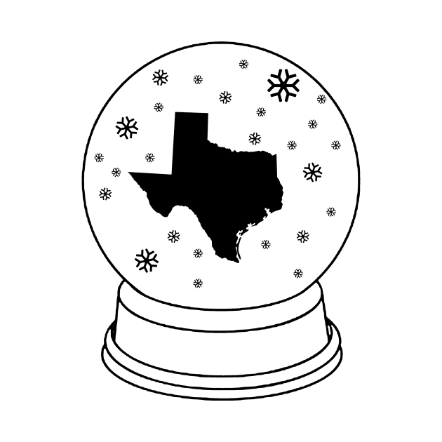 Texas in a Snowglobe Texas Winter 2021 Snovid by Mesyo