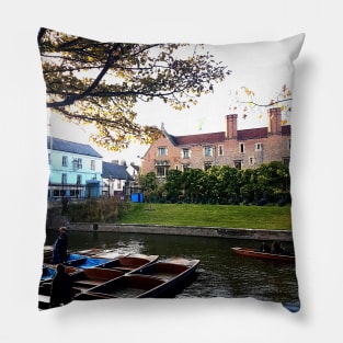 Punting at Cambridge University Pillow