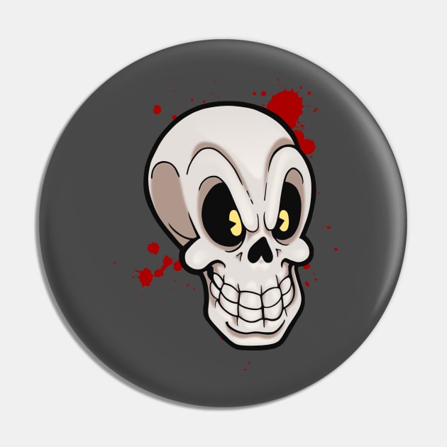 calavera Pin by Rubtox