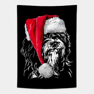 Tibetan Terrier Santa Christmas dog mom gift present Tapestry