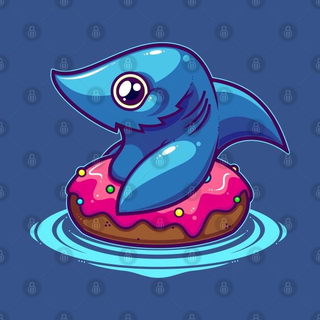 Donut Shark by ArtisticDyslexia