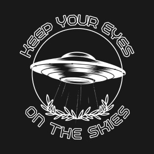 Eyes on the Skies (White) T-Shirt