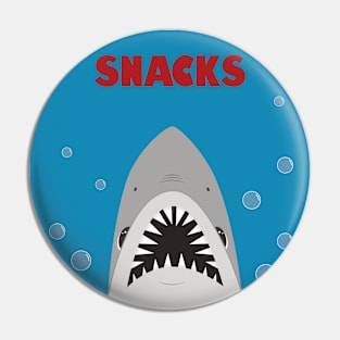 Jaws Snacks Poster Pin