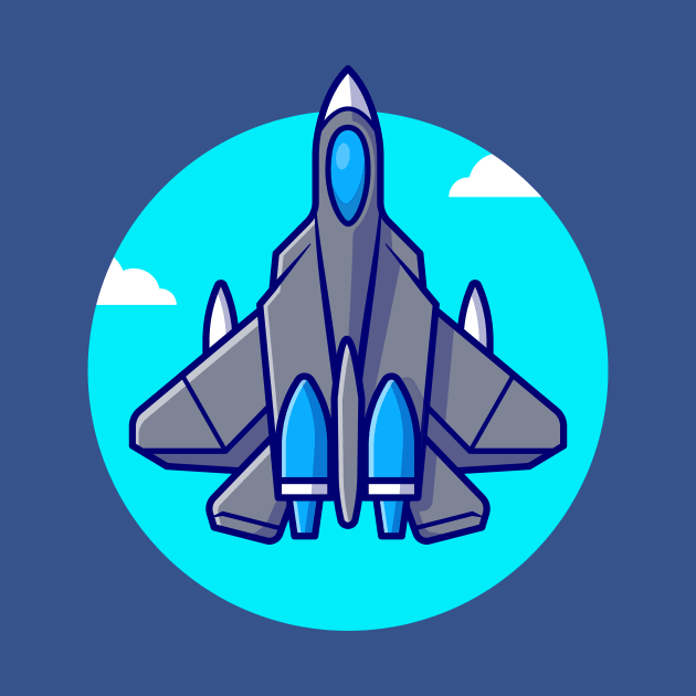 Jet Fighter Plane Flying by Catalyst Labs