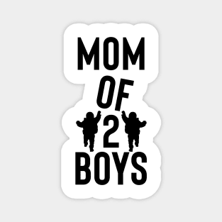 mom of 2 boys Magnet