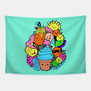 Multi-Colorful Sweet Gang Tapestry