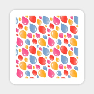 Colorful Party Balloon Pattern Magnet