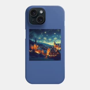 Starry Night Over Hogsmeade Village Phone Case