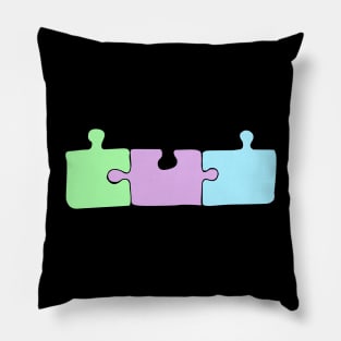 Pastel Puzzle Pillow