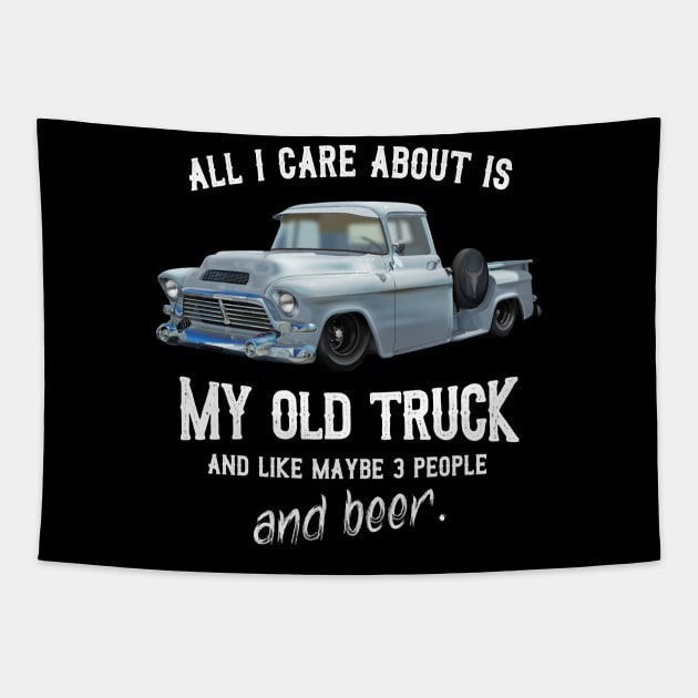 Chevy Pickup Truck Tapestry by hardtbonez