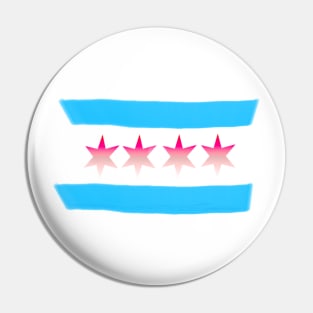 Chicago Flag 1 Pin