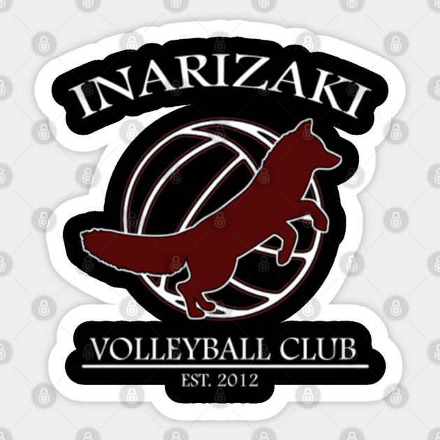 Inarizaki Volleyball Team Haikyu Sticker Teepublic Shinsuke miya, osamu miya, atsumu miya, shinsuke, kita. inarizaki volleyball team