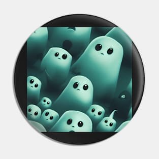 Cute Halloween Ghosts Pin