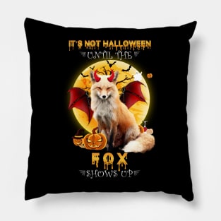 Cute Fox Witch Wizard Pumpkin Easy Halloween Costume Pillow