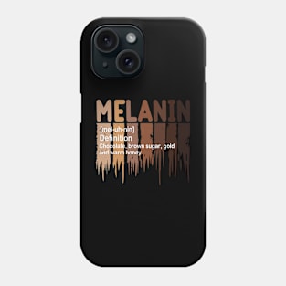 Melanin Definition, Black History, Black lives Matter Phone Case