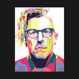 punk rock  in WPAP Illustration. T-Shirt