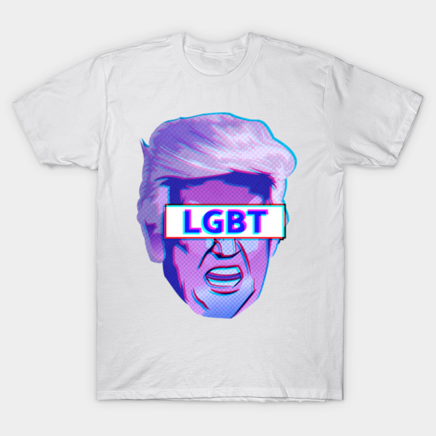 Donald Trump Lgbt Vaporwave Aesthetic Design Vaporwave T Shirt Teepublic De