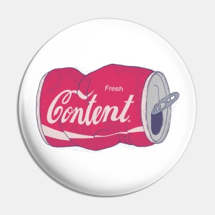 Fresh Content (art print) Pin