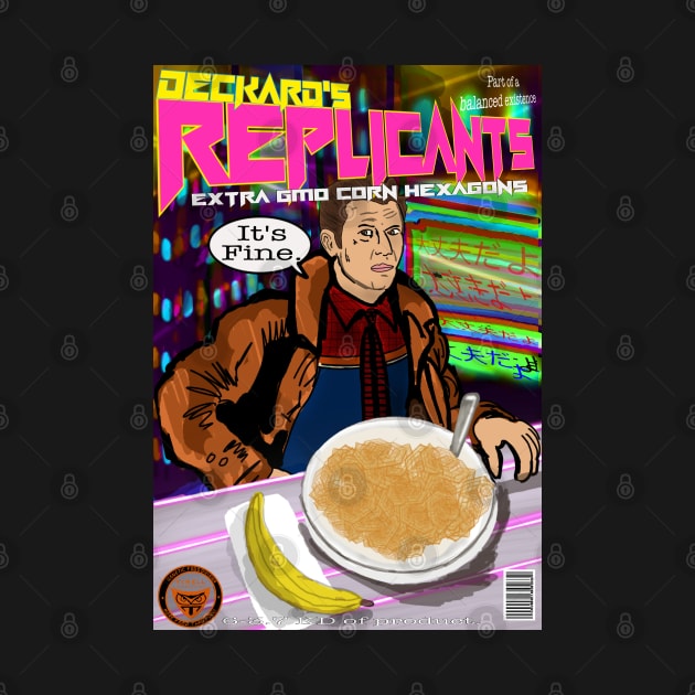 Deckard's Replicants Cereal by TL Bugg