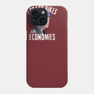 I Crash Bikes and Economies Joe Biden Falling off Bike Phone Case