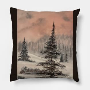 Evergreen Winter Pillow