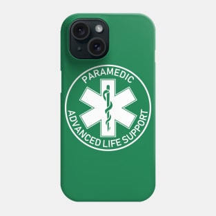 Paramedic logo "advanced life support" Phone Case