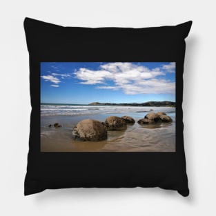 Moeraki Boulders, rochers sphériques , Nouvelle-Zélande Pillow