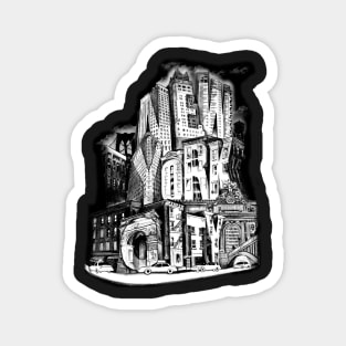 New York City Pencil by Tai's Tees Magnet