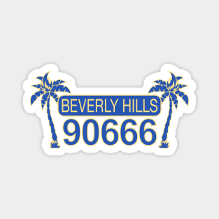 Beverly Hills 90666 Magnet
