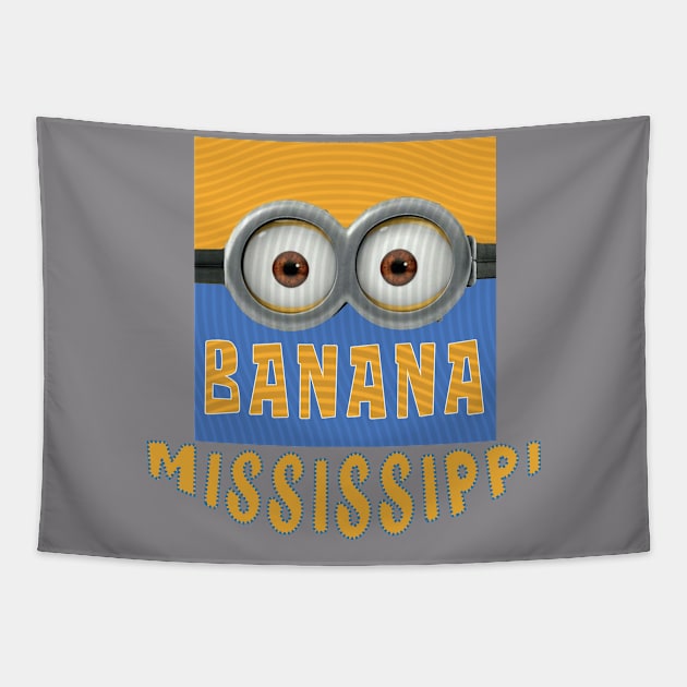 DESPICABLE MINION AMERICA MISSISSIPPI Tapestry by LuckYA