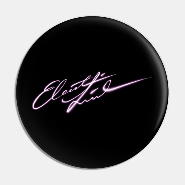 Electric Linda Signature Logo Pin by Electric Linda