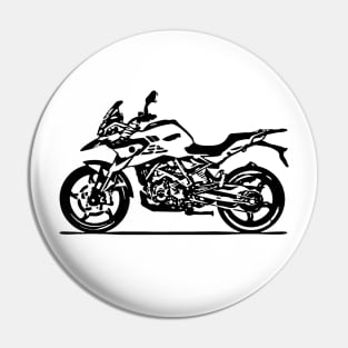 G 310 GS Bike Sketch Art Pin