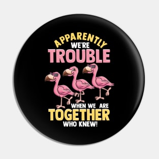 Cute Apparently We're Trouble When We Are Together Pin