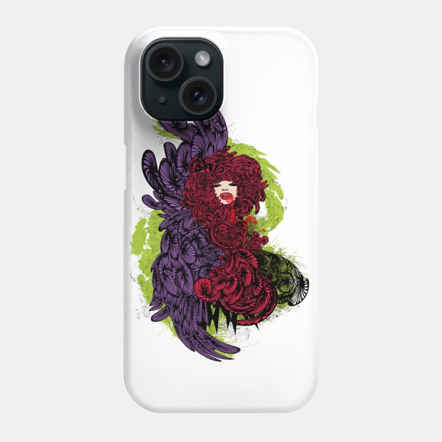 Vampire Girl Phone Case by CindyS