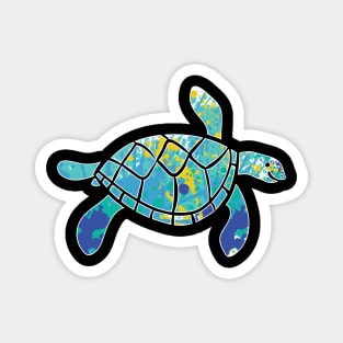 Cool turtle sea mandala t-shirt Magnet