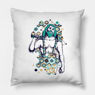 Zues Greek God Pillow