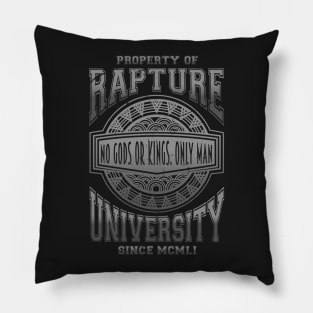 Rapture Univeristy (silver version) Pillow