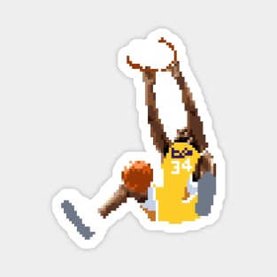 Shaquille O'Neal Pixel Dunk Magnet