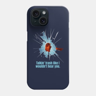 Talkin' Trash Funny Bird Phone Case