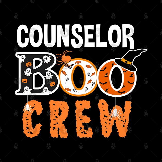 School Psychologist Masks Counselor Boo Crew by FanaticTee