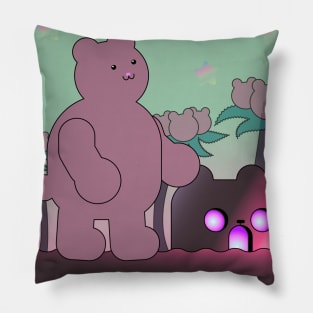 Bear at dusk Pillow