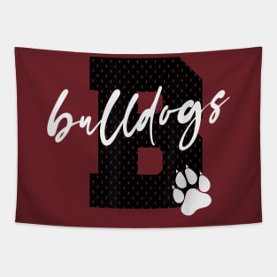 Bulldogs football bulldog baseball Tapestry