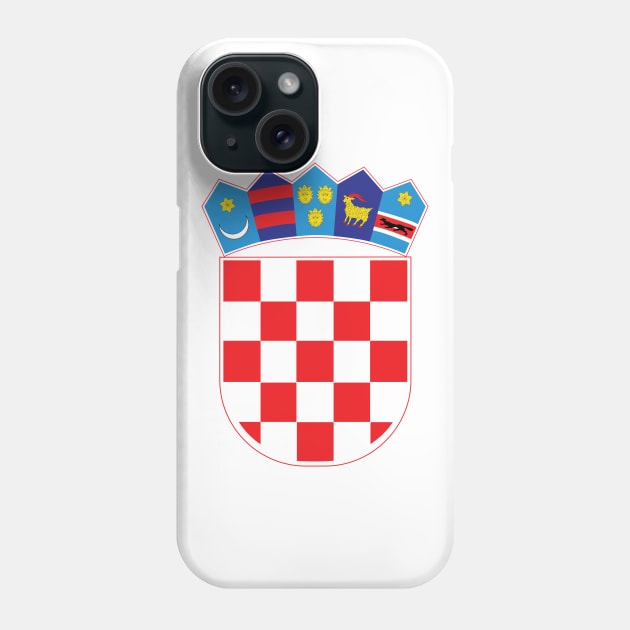 Croatia Phone Case by Wickedcartoons